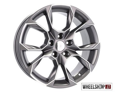 Skoda RS R16 5x112 alloy wheels 4x 16 inch 6.5j Grey machined Felgen VW Seat