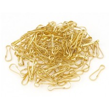 Purses Zipper Pulls Metal Snap Spring Clip Hook 25mm Brass Tone 132pcs