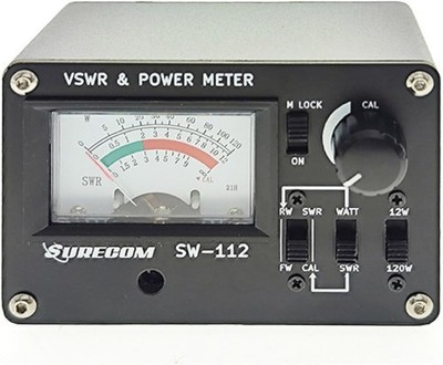 Medidor de potencia y ROE Surecom SW 112HF de 1.5 a 60 MHz y 120 W