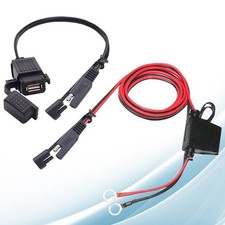 Motorbike Usb Fast Charging Motorcycle Power Outlet SAE Interface