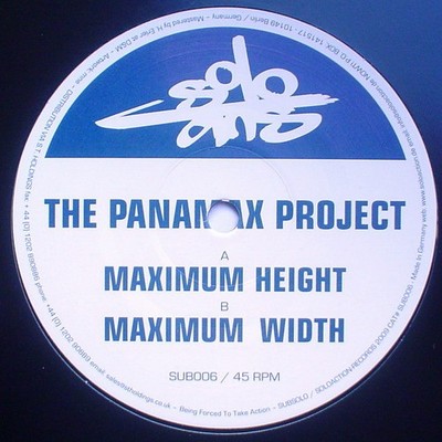 Panamax Project - Maximum Height / Maximum Width - Vinyl Record 12 - F4593z