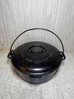 Griswold Cast Iron #9 Tite-Top Dutch Oven 834 w/Lid 2552A Fully Marked Pat. 1920