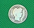 1903 SILVER BARBER DIME - OLD U.S SILVER COIN - FREE SHIPPING