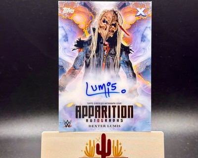 2025 Topps Exalted WWE Dexter Lumis Apparition On Card Autograph Auto #APA-DLM
