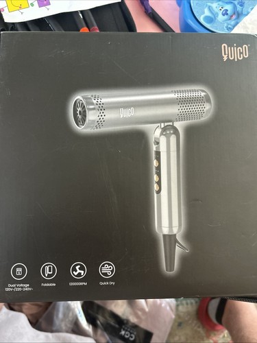 Hair Blow Dryer, QUICO 120-240V Global Dual Voltage Hair Dryers for Women, 5X...