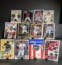 Houston Astros Lot (12 Cards) | Correa, Maldonado | 5 RCs • Topps Bowman Chrome