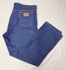 Vintage Wrangler Western Jeans Men  s 42x 32 Blue Denim Relaxed Straight A001