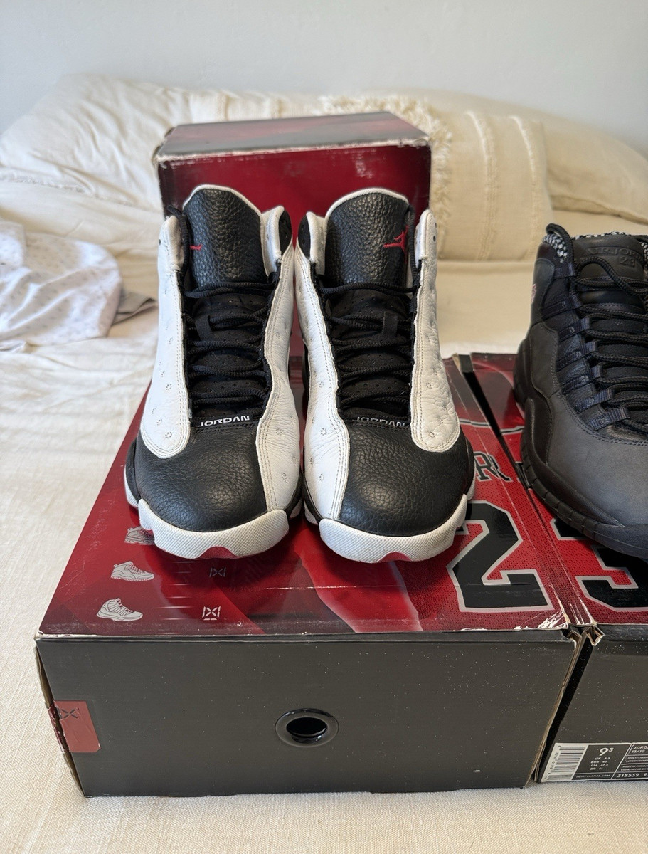 Jordan Air Jordan 13 Retro He Got Game Black/White/Red Men display picture 3