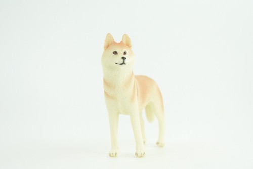 Siberian Husky Hund Modell, handbemaltes realistisches Gummispielzeug 4" CH906 BB203 - Bild 4 von 8