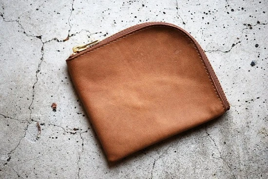 Anchor Bridge x Roberu Zip Wallet Beige Horween Horsehide Leather Shell Cordovan - Image 4 of 4