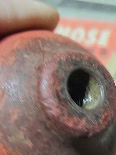 FORD ROTUNDA RED BAKELITE SHIFT knob HOTROD RATROD SCTA TROG - Picture 5 of 7