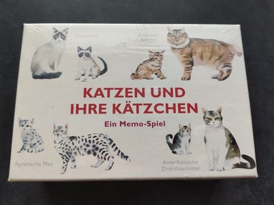Katzen und ihre Kätzchen Marcel George Ein Memo Spiel NEU/OVP