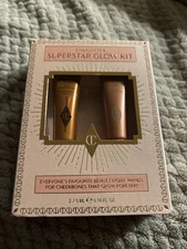 Charlotte Tilbury Superstar Glow Kit Highlighter Blush Wand SPOTLIGHT & PINKGASM