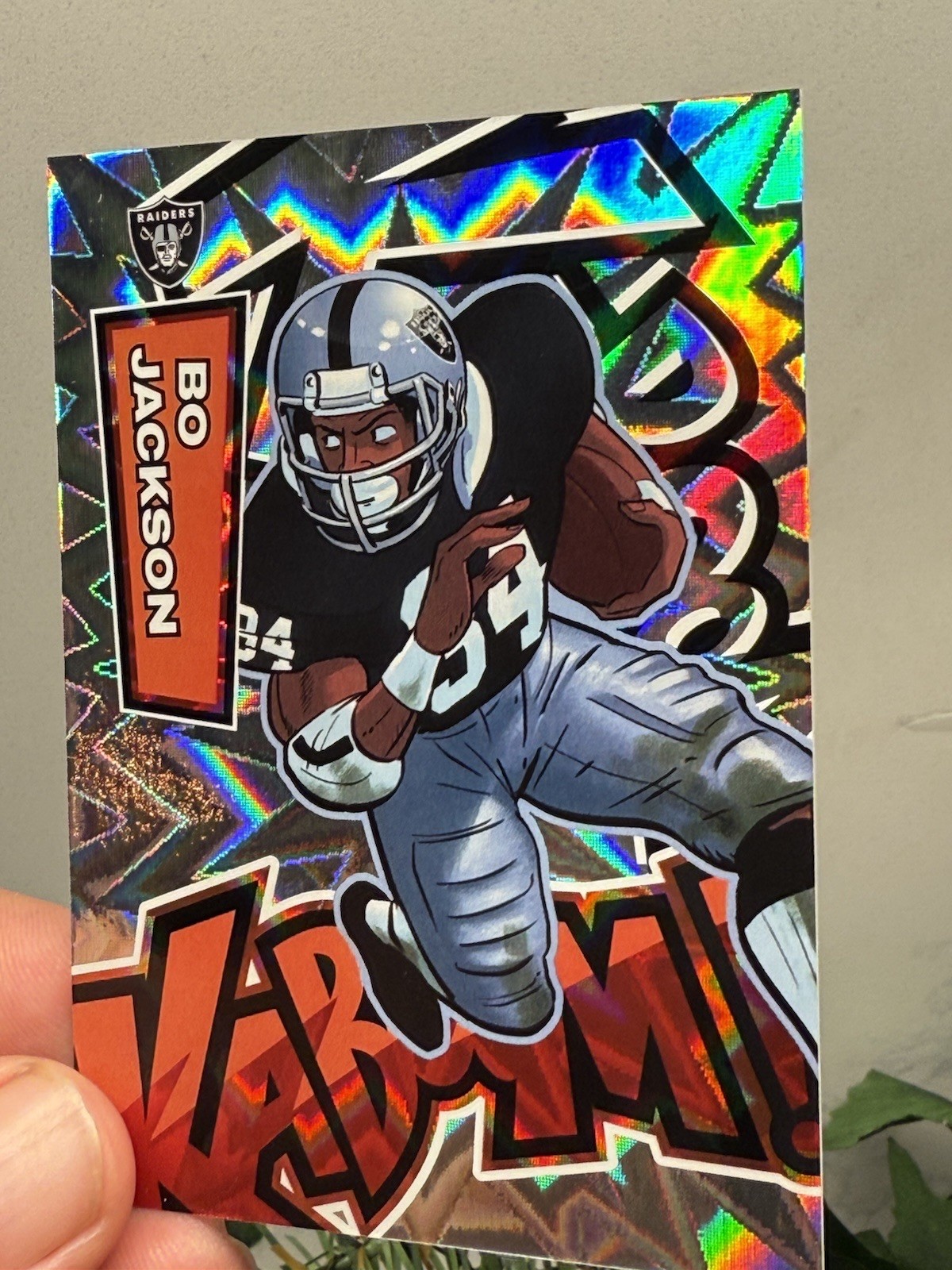 2025 Panini Absolute Bo Jackson Vertical Kaboom Bo’s 1st Kaboom Raiders