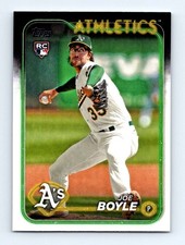 #443 2024 Topps } Joe Boyle RC Oakland Athletics