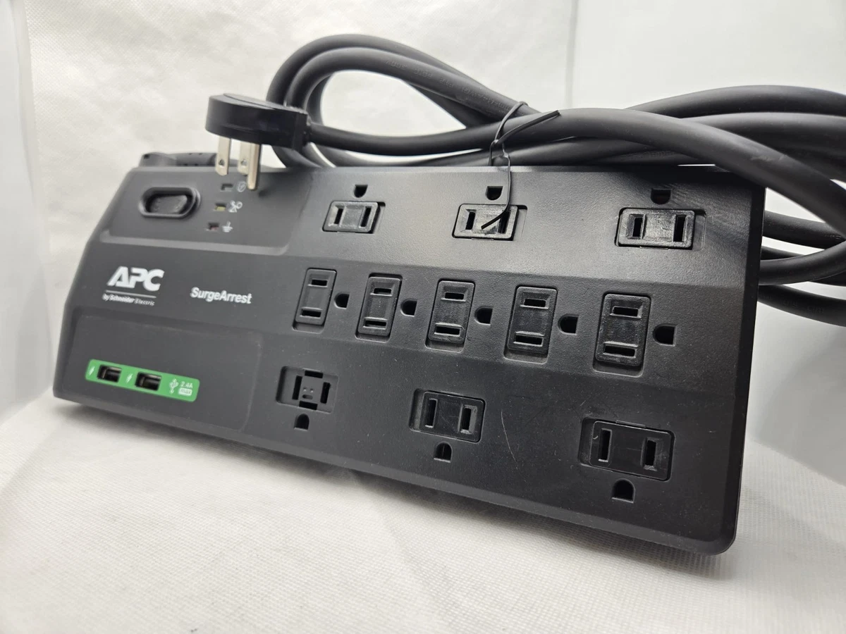 APC by Schneider Electric Surge Protector - PM8-GR - Steckdosenleiste mit Überspannungsschutz