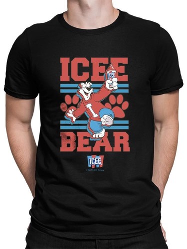 Officially Licensed ICEE Bear Paws - Cool Vintage Style Graphic Men's T-shirt - Picture 1 of 16