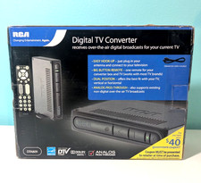 RCA DTA809 Digital to-Analog TV Converter DTV Tuner Remote New Open Box Complete