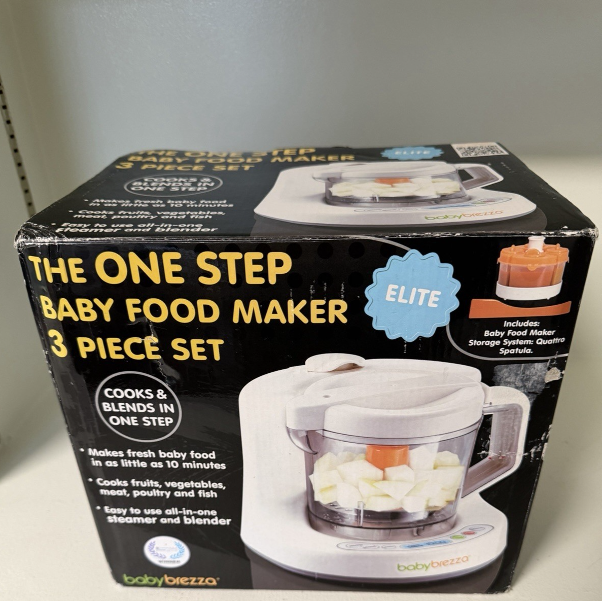 Baby Brezza One Step Baby Food Maker White/Grey for sale online | eBay