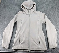 Under Armour UA Storm Full Zip Jacket Womens M Gray Hooded Softshell Logo