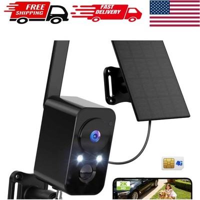4G SIM Cellular Security Camera - Wireless & Battery Operated for Home Safety