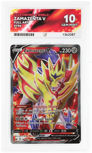 Zamazenta V graded ACE 10 for sale on eBay
