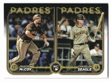 2024 Topps Update Series Mason McCoy Chandler Seagle Rookie Padres #US227