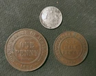 1936 George V Half Penny — photo from another recent sale