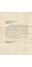 1934 Affidavit Abraham Smith Estate Boonton NJ Morris Co. Legal Document Signed