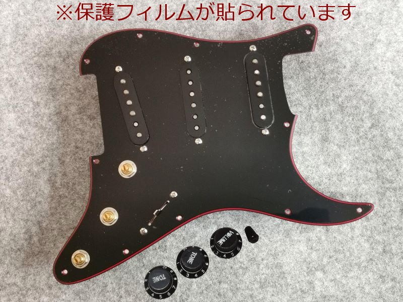 Black/Red/Black 3ply Voodoo最強9音色/Alnico5 Newblack/Red/Black 3Ply Vodoo Strongest 9 Tones/Alnico5