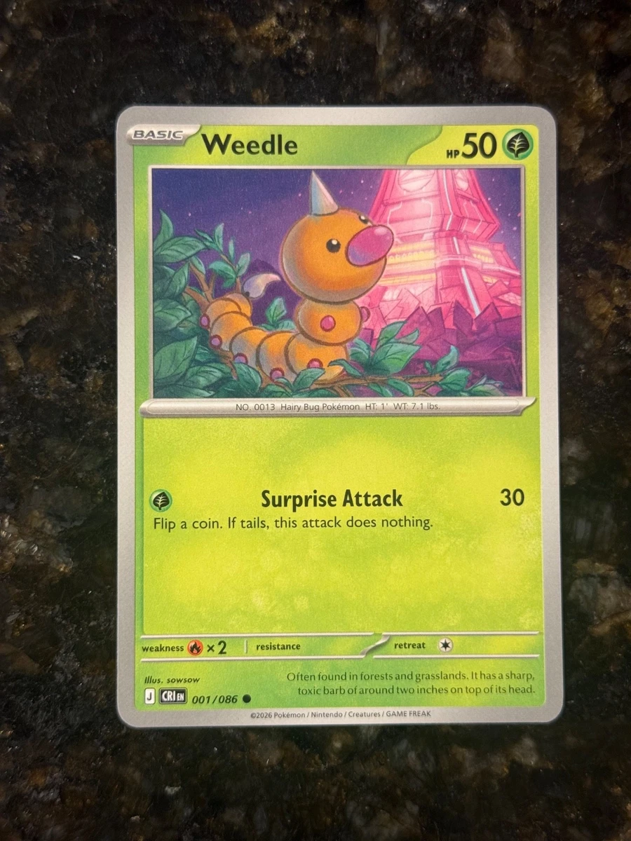 Weedle Pokémon TCG Cards for sale | eBay