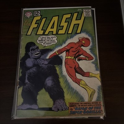 The Flash #127 (DC Comics March 1962) Vg-Vg 1st Grodd Cover