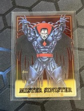 2024 SkyBox Marvel Masterpieces 92 Platinum Mister Sinister #58 Clear Cut
