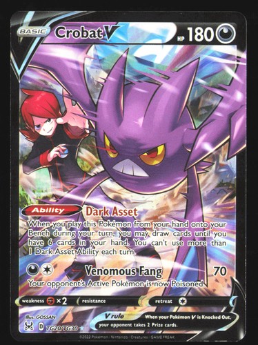 SWSH11: Lost Origin Trainer Gallery #TG20/TG30 Crobat V