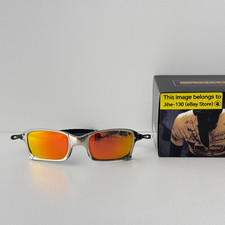 Oakley Juliet X-Metal Sunglasses Polished Frame Fire Iridium Lens Rare New