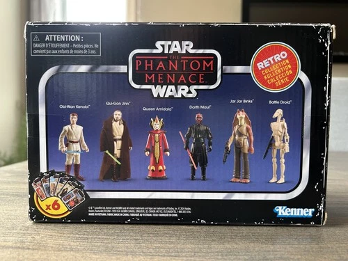 Star Wars - The Phantom Menace Retro Collection - 6 Pack Kenner Target Exclusive