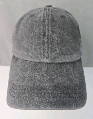 Lift down hat lightweight strap back Gray cap