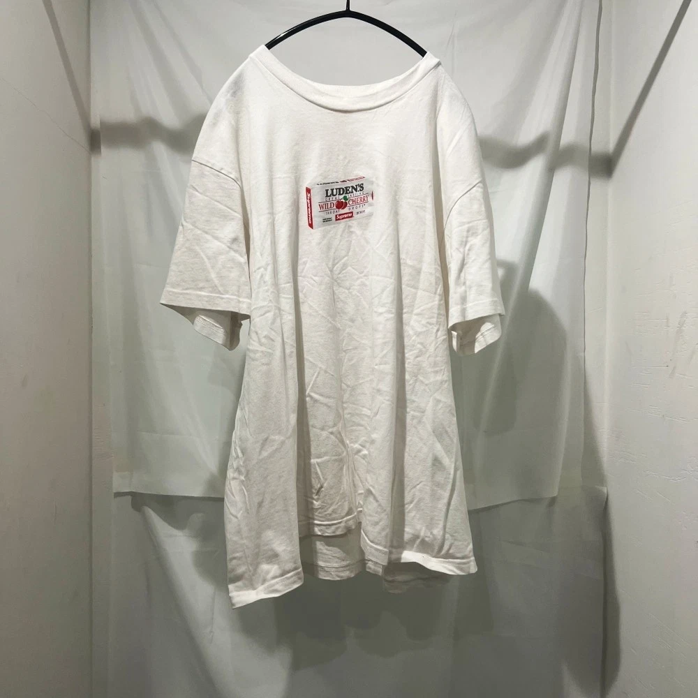 SUPREME Supreme 19SS Luden s Wild Cherry Tee shirt manches courtes blanc taille M
