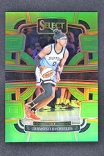 Diamond DeShields 2024 Panini Select WNBA Neon Green Prizms Sky #/75 #100