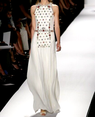 chinese dress ladies Tessa White Maxi Dress - 12
