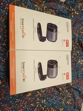 Samsung Wisenet SNW-R0130BW SmartCam A1 Outdoor Battery-Powr Security Camera x2