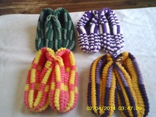14--Karen's Handmade Knitted Slippers Adult  Childrens