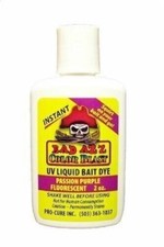 Pro-Cure Bad Azz Color Blast Liquid Bait Dye, 2-Ounce, Passion Purple Fluores...