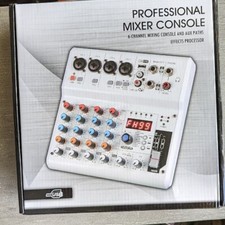 YAMNWEO GX-06 6-Channel Portable Audio Mixer 99DSP Portable Sound Mixer