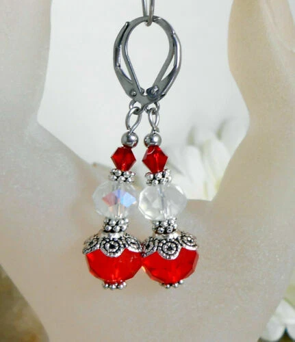 Mode-Ohrschmuck aus Edelstahl Imitationsperle