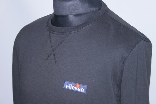 Ellesse Hombre Negro Algodón Sudadera Jersey Jersey Talla XL - Imagen 2 de 6