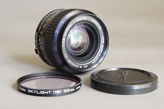 MINOLTA MC W.ROKKOR-SI 24mm F2.8 Camera Lens made in Japan MINOLTA MC W.ROKKOR-SI 24mm F2.8 Camera Lens made in Japan
