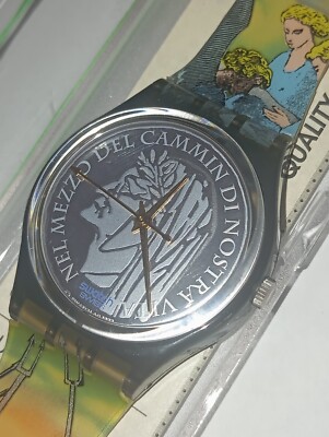 SWATCH GENT 1994 LE POEME DANTE GM123 NEU TOP FUNKTIONSTÜCHTIG
