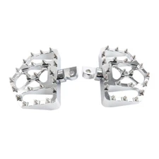 Wide Foot Pegs MX Style Floorboard For Harley Touring Sportster Softail Dyna D