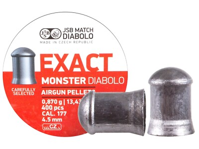 JSB .Exact Monster Diabolo Pellets  .177 cal, 13.43 gr, 400 pcs